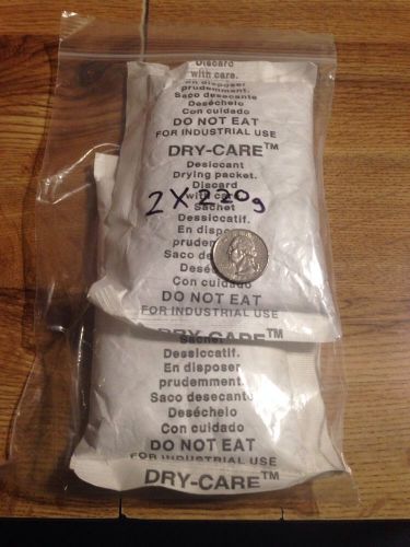 2 Desiccant Packs @ 225g Ea. Moisture Odor Absorbant Dry Prepper Storage