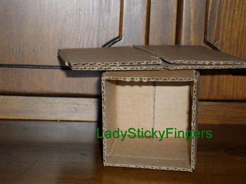 10 ~3&#034; x 3&#034; x 3&#034; Corrugated Fibreboard STURDY Boxes~200 LBS per Sq. Inch~Mailers