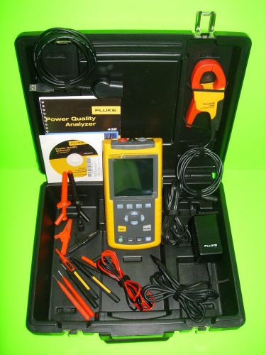 Fluke 43B/003 Single Phase Power Quality Analyzer With FlukeView &amp; Cable *MINT*