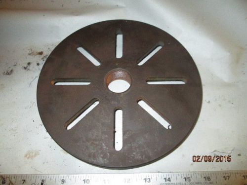 MACHINIST LATHE MILL Machinist 9&#034; Lathe Face Plate 1 1/2&#034; Center South Bend Atas