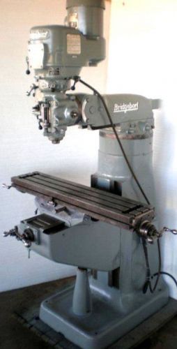 RECONDITION LATE NODEL  BRIDGEPORT MILLING MACHINE   SERIES 1   (2 HP)