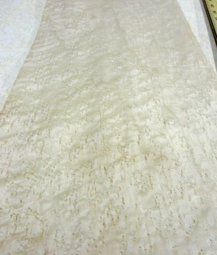 Birdseye maple figured wood veneer 12&#034; x 22&#034; raw with no backing (aaa grade) for sale