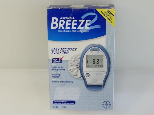 ASCENSIA BREEZE BLOOD GLUCOSE MONITORING SYSTEM