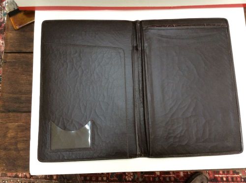 Leather legal-sized portfolio