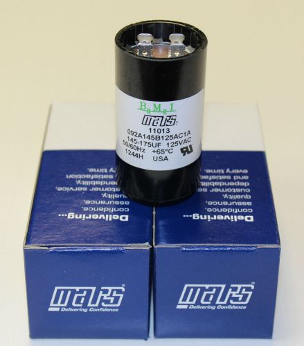 Motor START Capacitor 145-175 MFD 110/125 VAC MARS 11013 UL Made in USA new