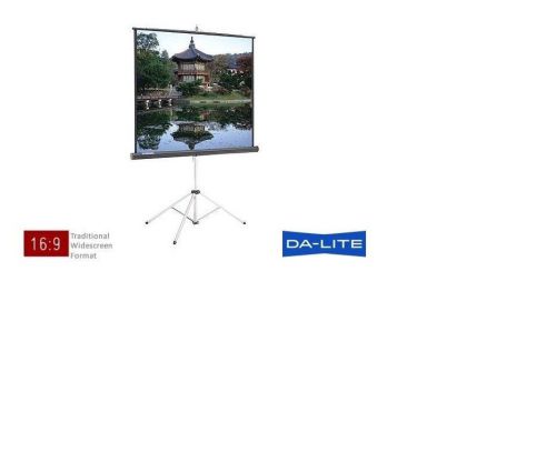 Da-Lite Picture King Portable Tripod Projection Screen 52x92in 106in Diag 86021