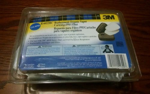 New Old Stock 3M R-6022 Organic Vapor Cartridge P95 Filter OV/P95