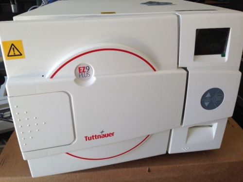 TUTTNAUER EZ9 PLUS AND EZ 11 PLUS STERILIZERS