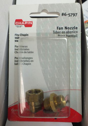 CHAPIN 6-5797 INDUSTRIAL BRASS FAN NOZZLE  NEW  Lot Of 6