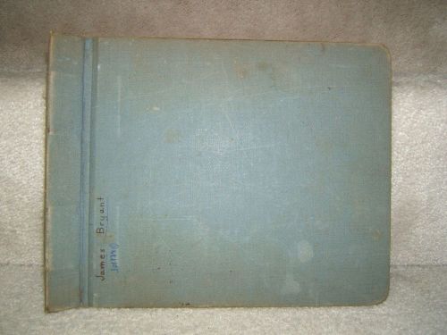 Vintage FEDERBUSH LOOSE LEAF Binder (No. KS 33) - Unique Spring Open/Close