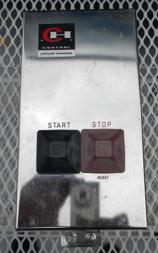 Cutler hammer chrome push button start bulletin #9111 for sale