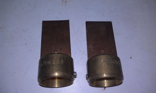 Lot of 2 gould 266 200a to 60a 600 volt fuse reducers k108 for sale