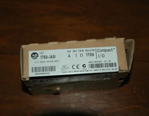 NEW OPEN BOX!! Allen Bradley 1769-IA8I