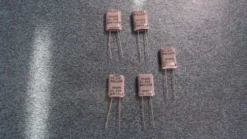 LOT OF 5, FOX, CRYSTAL OSCILLATORS, 14.7456 MHZ, PN: FOX147/ CT: HC-49/U