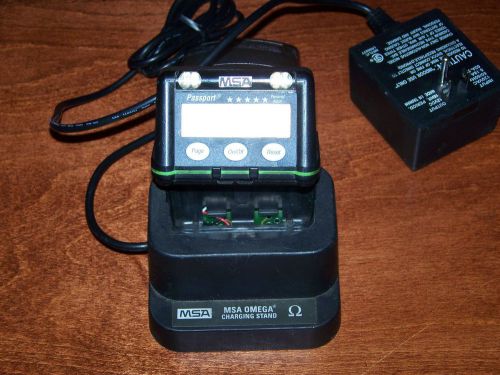 MSA 5 Star Passport 4 gas monitor with charging base Bad O2