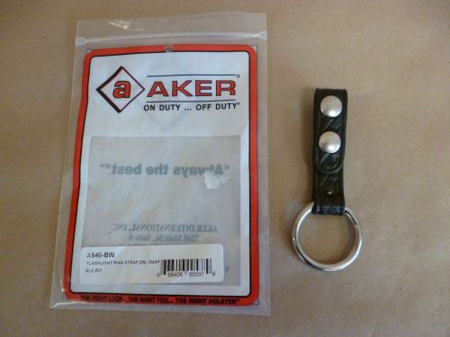 AKER A540-BW FLASHLIGHT RING STRAP DOUBLE SNAP BLACK BW