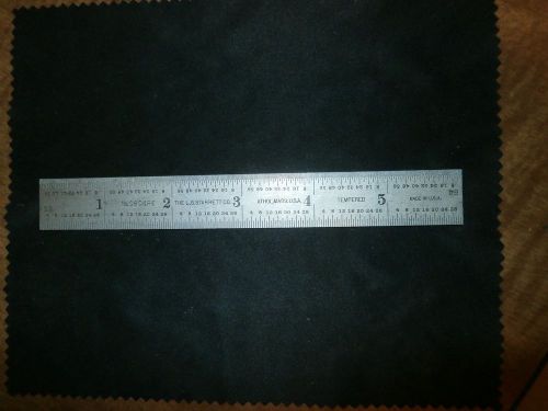 STARRETT No. C604RE-6 STEEL RULE, 4R GRAD. 6 INCH