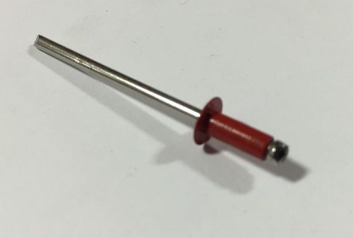 300 stainless steel 43 pop rivets 1/8&#034; x 3/16&#034; 250 pcs crimson for sale