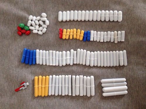 MIXED LOT OVER 100 Magnetic Spinbar Stirring Stir Bar LARGER SIZES used