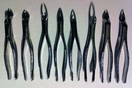 Vantage Extracting Forceps Tooth Extractor Stainless Steel Dental Tools Lot of 8