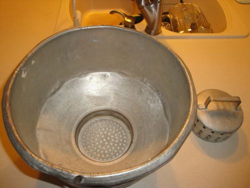 Vintage milk strainer