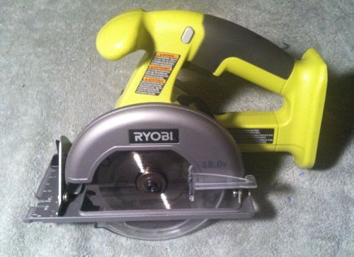 Ryobi One P501G 18V Cordless Circular Saw 5-1/2 inch BARE TOOL Barely Used