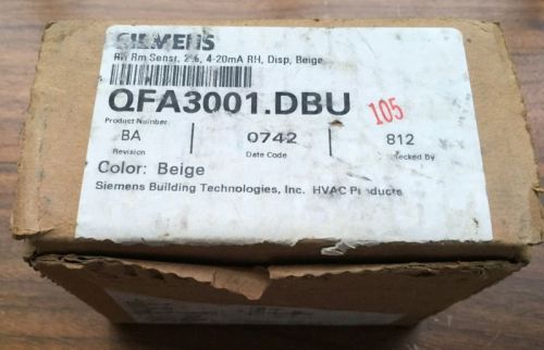 SIEMENS QFA3001.DBU ROOM SENSOR BEIGE 