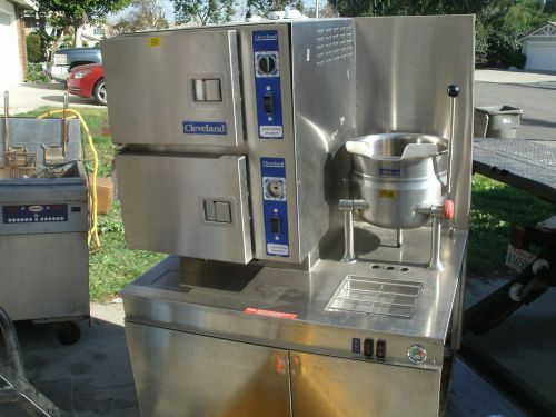 CLEVELAND 36CKGM300 CONVECTION STEAMER 300,000BTU GAS AND 115 VOLTS