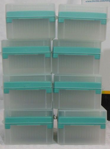 Thermo scientific 9400370 0.2-50ul finntip 50 pipet tip turquoise rack 3072 tips for sale