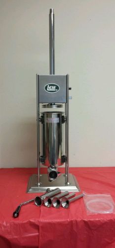 New lem products 1112 stainless steel 10lb dual gear vertical sausage stuffer for sale