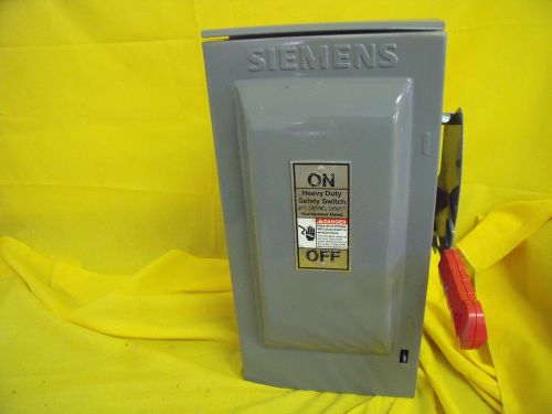 #1332 hf221nr siemens fusible 3r raintight 30 amp 240 volt disconnect for sale