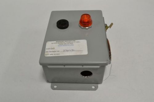 HOFFMAN A-806CH AMBER LIGHT INDICATOR SONALERT 8X6X3-1/2IN BOX ENCLOSURE B212964