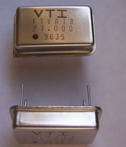 VECTRON CRYSTAL OSCILLATORS 27.000 MHz (2 PCS)