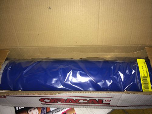 Oracal 651 G Vinyl roll 15&#034;x50 yard blue for plotter