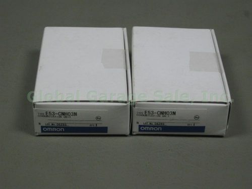 2 NOS Omron E53-CNH03N Temperature Controller Module Communication Units NO RES!