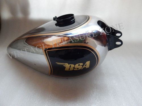 BRAND NEW BSA M20 BLACK PAINTED CHROME PETROL TANK &#034;CIVIL MODEL&#034;