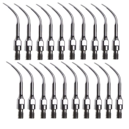 100* Dental Ultrasonic Piezo scaling Scaler Tips fit Sirona Handpiece silver GS4