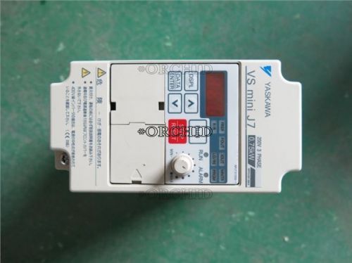 Used yaskawa vs mini j7 inverter cimr-j7aa20p7 220v 0.75kw tested for sale