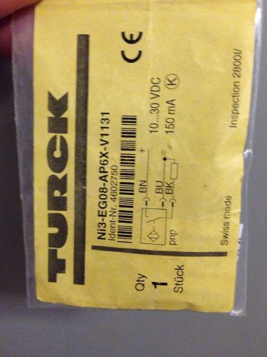 New Ni3-EG08-AP6X-V1131 Turck Inductive Proximity Switch