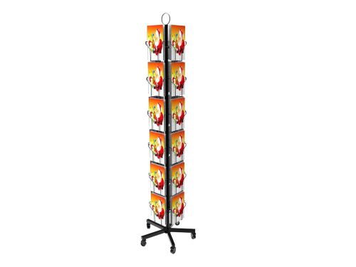 11703 display, spinning greeting post birthday christmas holiday card rack stand for sale