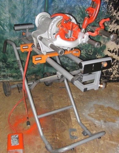 Ridgid 300 pipe threader complete setup w/extras