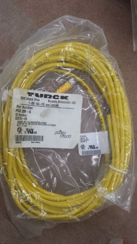 TURCK PKG-3M-6 PICO FAST CORDSET RECEPTACLE 3 PIN CONNECTION  9C