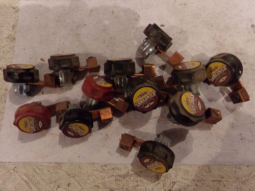 Lot of 12 trico kliplok size 5 clip clamp (2 are red) -  used for sale