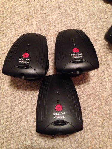 Lot of  3 POLYCOM ViaVideo Webcam VIA VIDEO 2201-10070-001 ACN 087-849-956