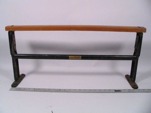 Vintage bulman spring butcher shop restaurant paper cutter holder 24&#034; for sale