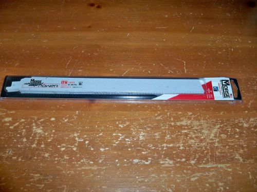 MORSE - 12&#034; 18 TPI - Bi Metal Saw Blades - Brand New 5 Pack!! - RBWP124218