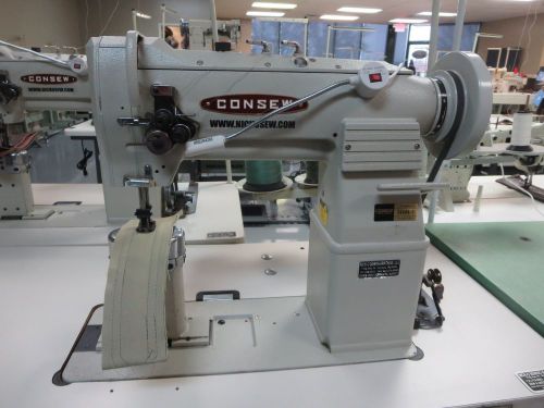 Consew 389RB-2 Double Needle Postbed Walking Foot w/ Large Bobbin and Reverse