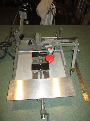 VINTAGE NEW HERMES ENGRAVOGRPAH ENGRAVING MACHINE SERIAL NO. IL-23538