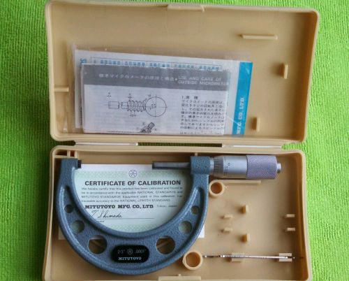 MITUTOYO  2 ~ 3&#034; .0001 Outside Micrometer Model #103-115 Machinist / Toolmaker