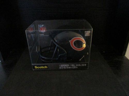 Chicago Bears 3M Scotch Dispenser with one roll of Magic Tape C32-HELMET-CHG